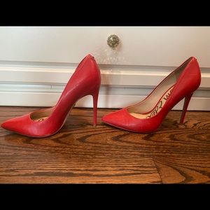 Sam Edelman, Danna: Red Leather 4in